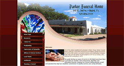 Desktop Screenshot of parkerfuneralhomebaird.com