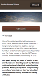 Mobile Screenshot of parkerfuneralhomebaird.com