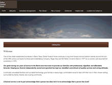 Tablet Screenshot of parkerfuneralhomebaird.com
